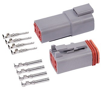 PISTIKUPESA+PISTIK deutsch DT 4-PIN blister 1 tk