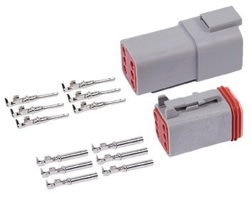 PISTIKUPESA+PISTIK deutsch DT 6-PIN blister 1 tk