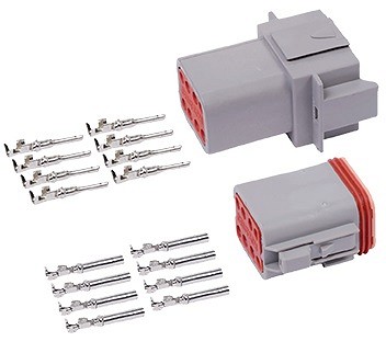PISTIKUPESA+PISTIK deutsch DT 8-PIN blister 1 tk