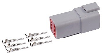 Pistik deutsch DT 6-PIN blister 1 tk