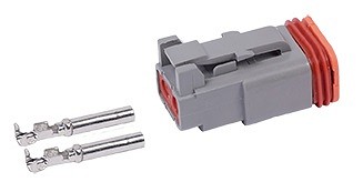 Pistikupesa deutsch DT 2-PIN blister 1 tk