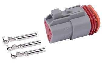 Pistikupesa deutsch DT 3-PIN blister 1 tk