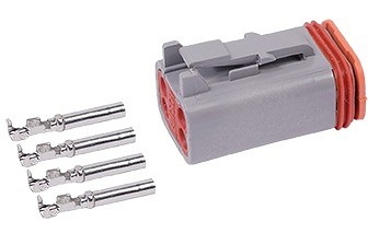 Pistikupesa deutsch DT 4-PIN blister 1 tk