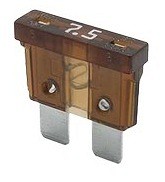 Kahvelkaitse pruun 7.5 A 5 tk