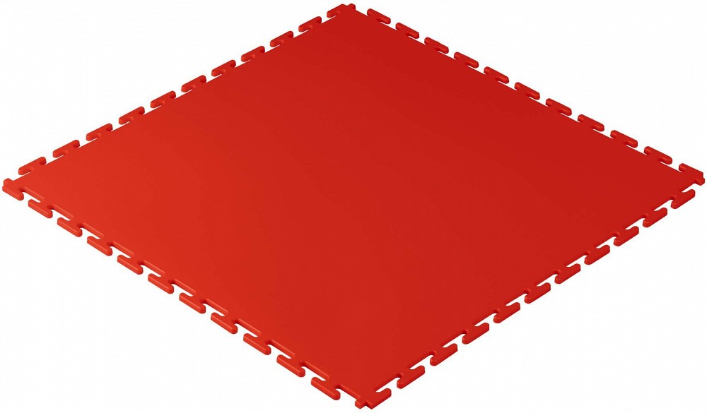 Töökoja PÕRANDAKATE/PÕRANDAMOODUL 15T/M2, PVC, punane 500×500×6 mm