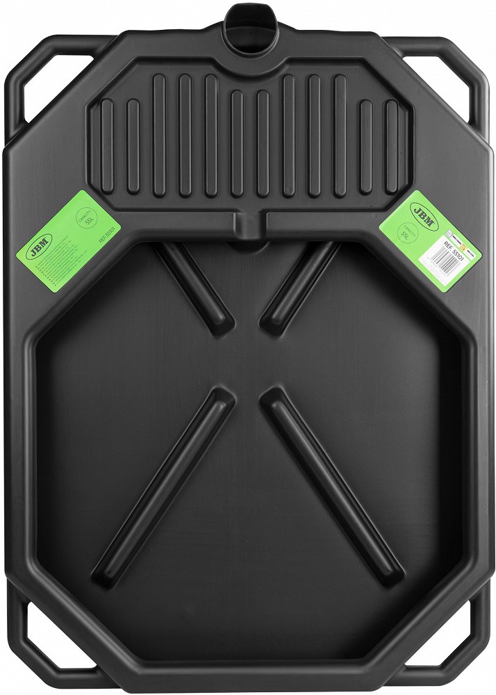 Ekstra madal õlikoguja-vann 55 l, filtri valgumissektsiooniga 1040×730×110 mm