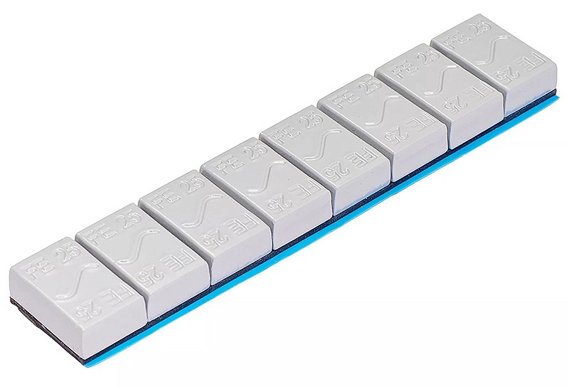 Liimitav tasakaal veoauto, KARP:30×200G (8×25G) FE, pulbervärvitud, 25/9.4 mm (TYP 512)