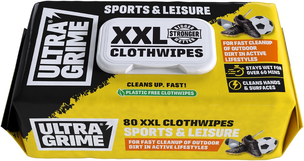 ULTRAGRIME XXL sport & leisure vabaaja puhastuslapid 80 tk/PAKK