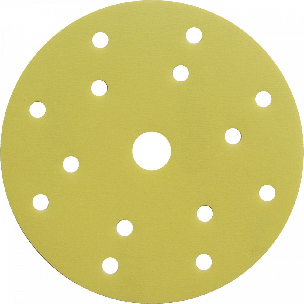 MIPA goldfilm lihvketas-paber 150 mm/P500, krõpsuga 15-AUGULINE (pakk 100 tk)