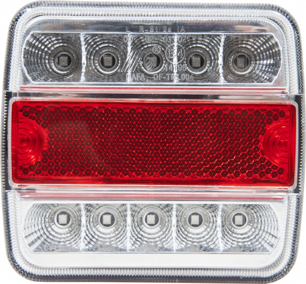 LED tagatuli 12 V 100×100×40 mm blister