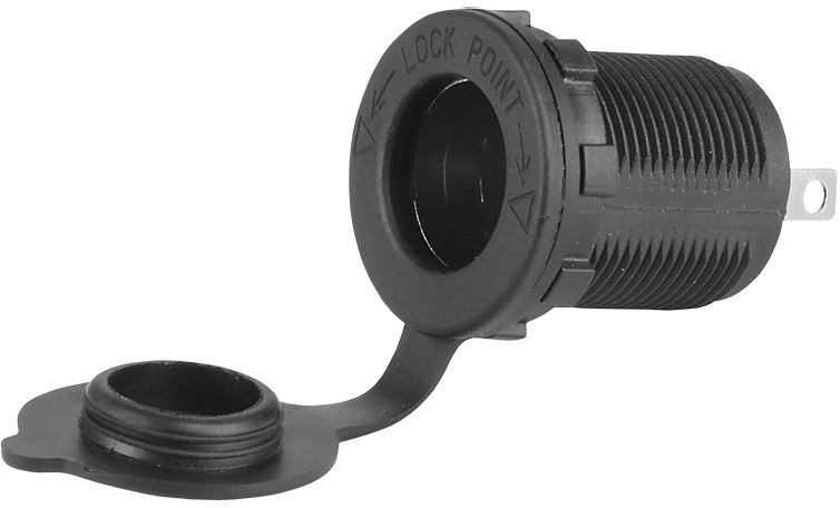 Sigaretisüütaja pesa uputatav 12V/24V MA×15A ümar