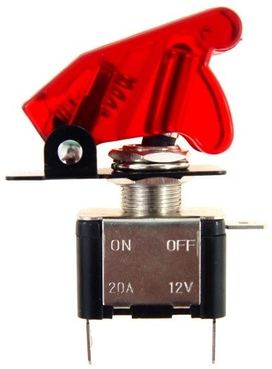 Hooblüliti klapiga punane 12 V 20 A