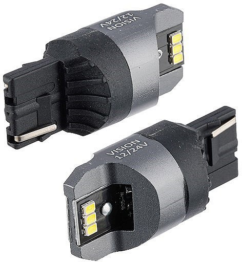 12/24V T20D LED pirn W21W canbus nonpolar valge blister 2 tk
