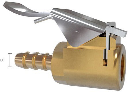 Pumpamisotsik 6 mm voolikule, standard ventiiliavale, WONDER 290, 1 tk