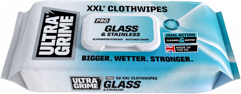 ULTRAGRIME PRO glass & stainless klaasi- JA roostevaba puhstuslapid 50 tk/PAKK
