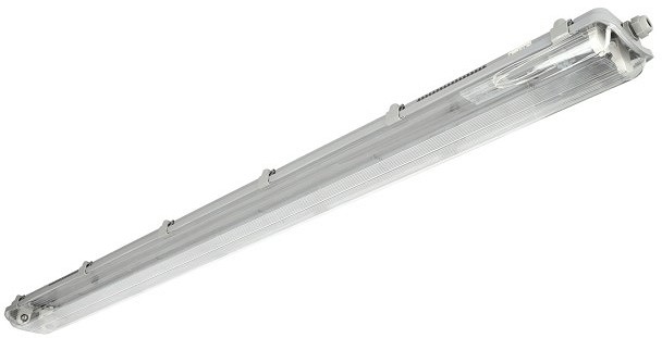 230 V LED valgusti hermetic T8 2×120 115×1280 mm ABS (LED toruta) IP65