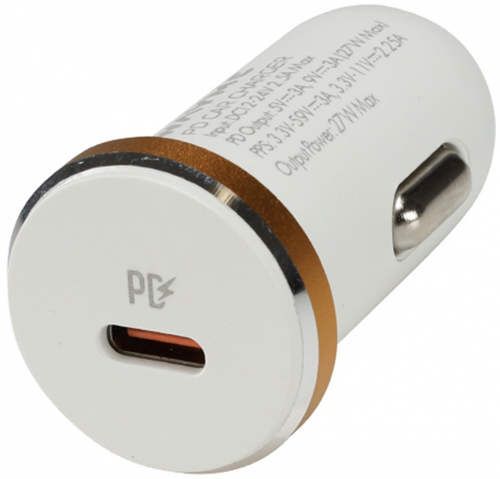 Sigaretisüütaja pesasse kiirlaadija USB-C 2.5A/MA×27W, 12V/24V
