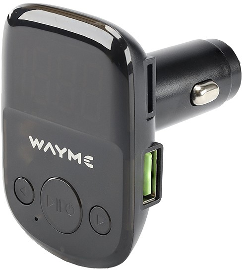 Voltmeeter + 2XUSB kiirlaadija + FM transmitter + hands free 12/24V 25 W