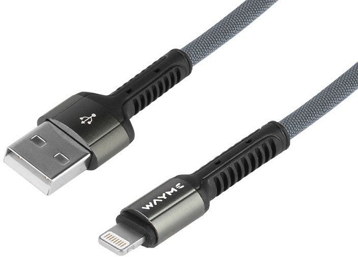 Laadimisjuhe põimitud USB - LIGHTNING/APPLE 200 cm
