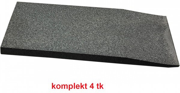 LÕP.KÄÄRTÕSTUKI lisarampide kompl, 4 tk, kummist