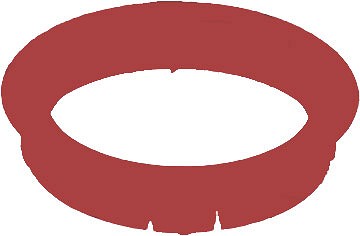 Sobitusrõngas 63.4-58.1 (Z09) punane, 1 tk