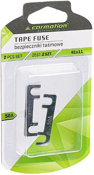 Kaitse 41×11 mm (kinnitus 31 mm) 50 A 2 tk blister