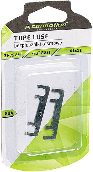 Kaitse 41×11 mm (kinnitus 31 mm) 80 A 2 tk blister