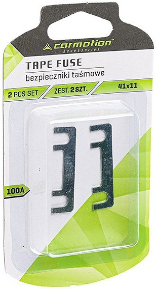 Kaitse 41×11 mm (kinnitus 31 mm) 100 A 2 tk blister