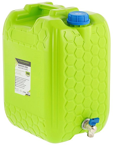 Veekanister plast 20 l metallist kraaniga