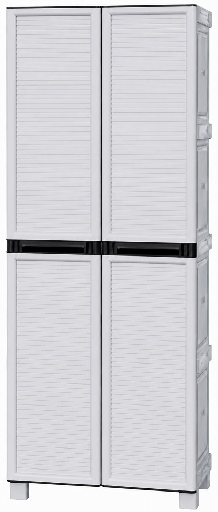 Kapp 2+2 uksega kõrge riiulitega 1720×700×390 mm