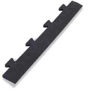 Töökoja PÕRANDAKATTE/PÕRANDAMOODULI serv ISA, PVC, must 480×70×8 mm