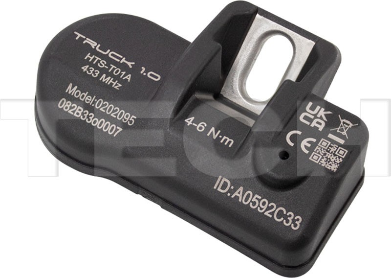 TECH EU-PRO truck 1.0 TPMS andur (ventiilita) 434(433) MHZ, kruvi 5.0 Nm