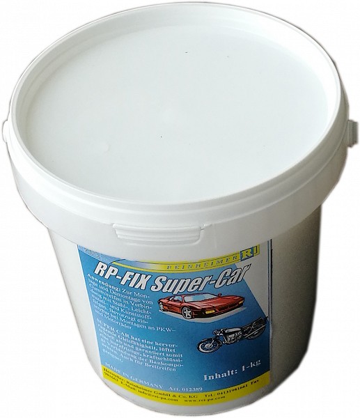 Veljerasv 1 kg, "RP-FIX super-CAR", valge, sõiduautodele