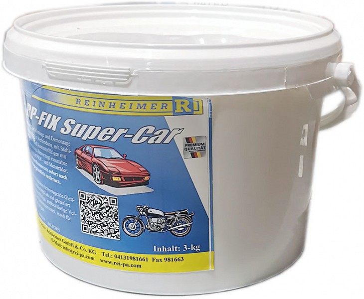 Veljerasv 3 kg, "RP-FIX super-CAR", valge, sõiduautodele