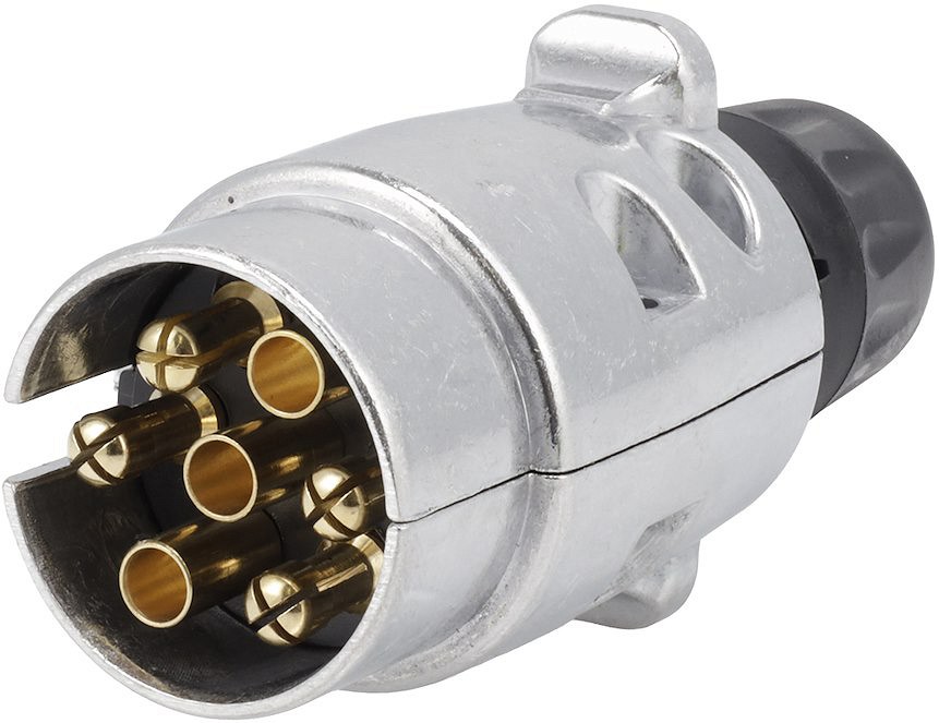 Haagise pistik ALU 7-PIN 12 V (pakendita)