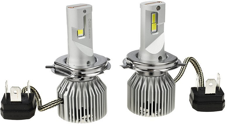 12 V H4/H19 LED pirn 60 W 7200LM 6000K 2 tk