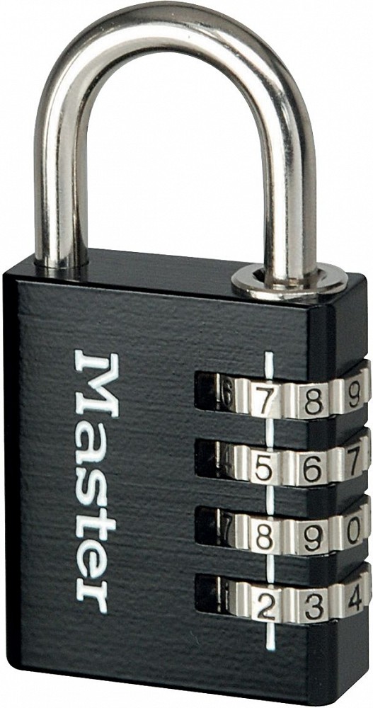 Tabalukk numbrikoodiga must 7640EURDBLK 40 mm