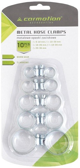10-osaline VOOLIKUKLAMBRITE/LÕDVIKUKLAMBRITE kompl, 8-36 mm