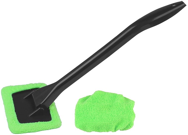 Mikrofiiber klaasipuhastusalapp 9×13 cm plastvarrega