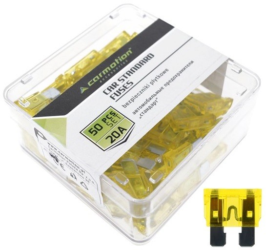 Kahvelkaitse 20 A 50 tk plastkarbis