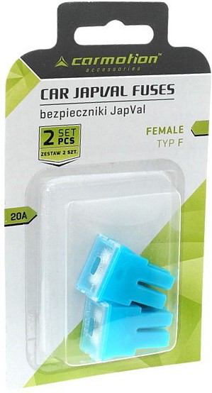 Kaitse japval type F 20 A 2 tk blister