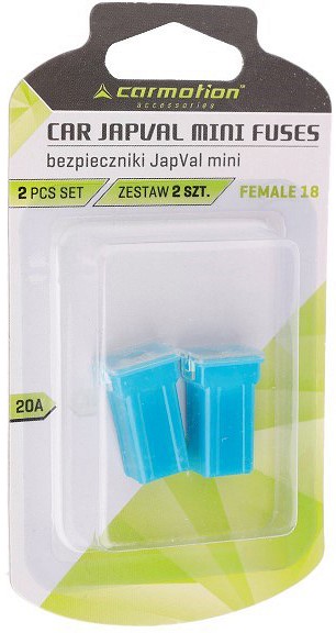 Kaitse japval mini female 18 20 A 2 tk blister