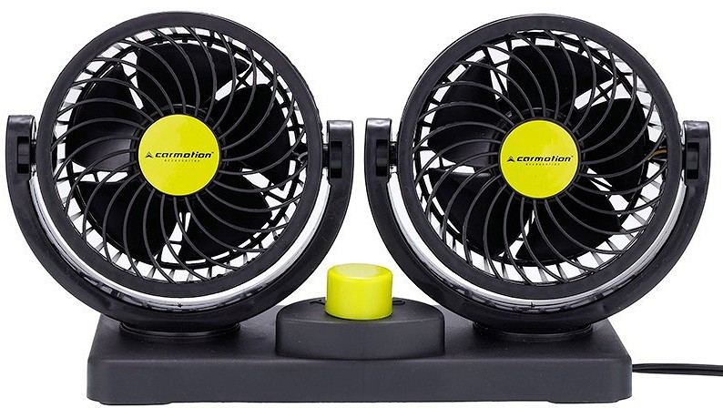 Salongi ventilaator 24V/8W D=2×100 mm 1.2M juhtmega