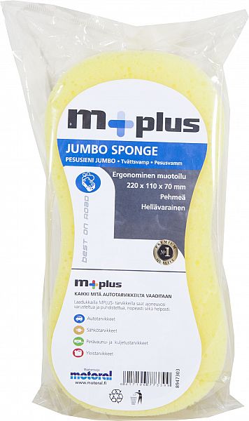 M+ pesusvamm jumbo 220×110×70 mm