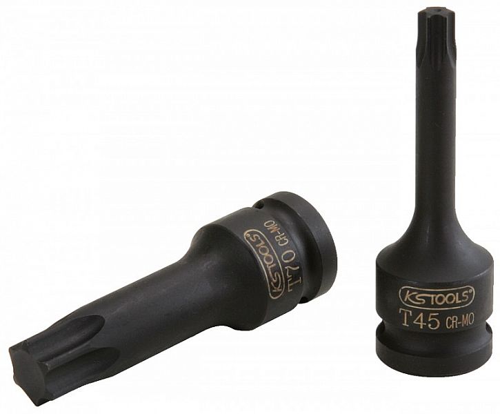 1/2" pikk löökotsik TORX T30, 78 mm
