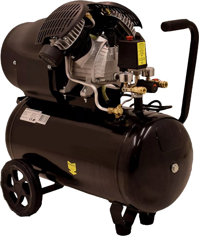 Kolbkompressor 2.2 kw, 50 l paak, 10 bar, 230 V