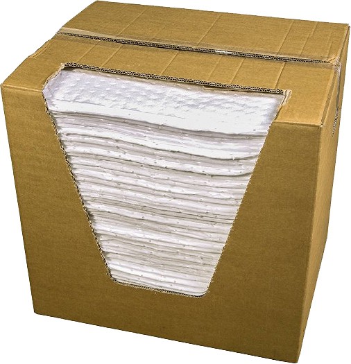 Absorbentmatt õlile valge SMS 40×50 cm 100 tk/PK