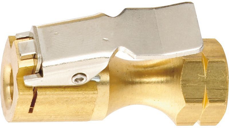 Pumpamisotsik RP 1/4"-SISEK, sirge, lukustiga (pumpamismanomeetritele)