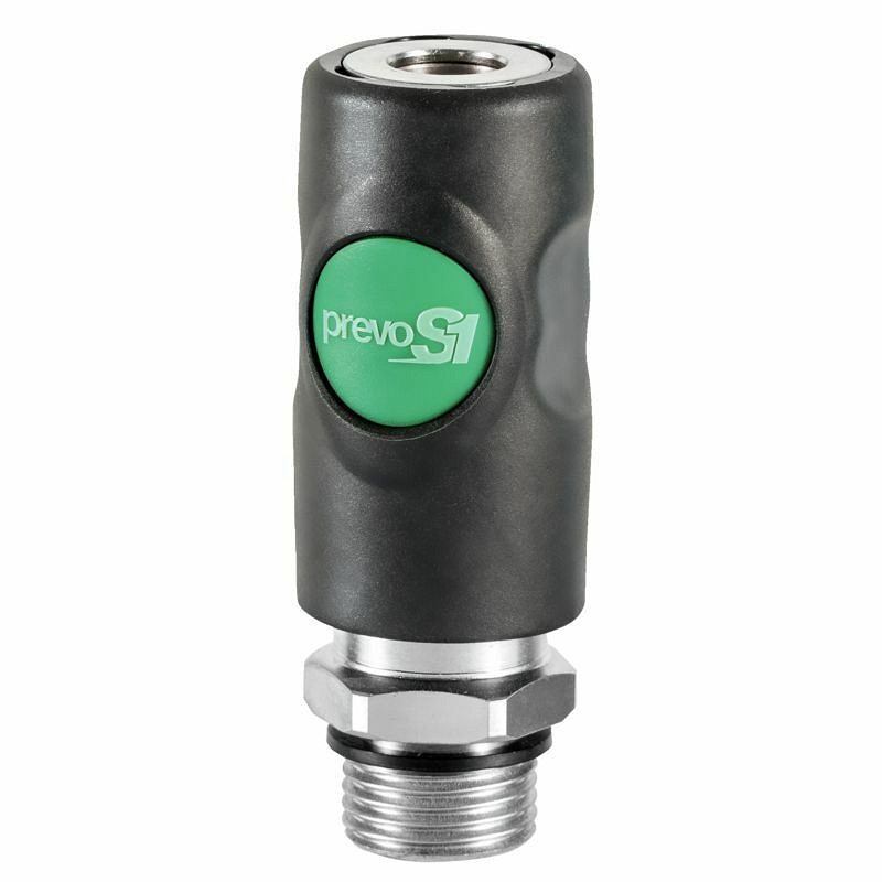 Suruõhu TURVA(ISO4414) kiirliitepesa G1/2" väliskeere bspp (ISO228/1) PREVOST S1