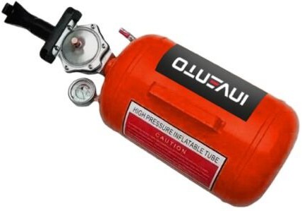 Rehvitäite BOOSTER/REHVIKAHUR 18L/8 bar dual bomb